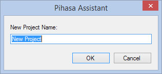 Create a new project on Pihasa Assistant